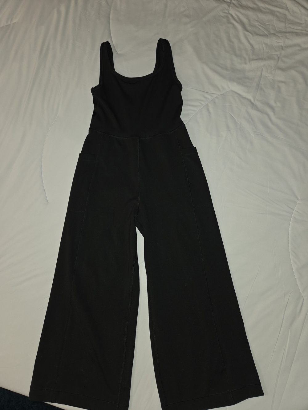 90 Degree By Reflex Black Wide-Leg Jumpsuit with Tank Bodice